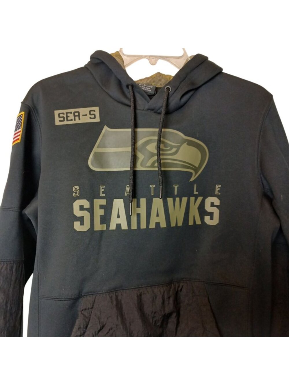 Nike Seattle Seahawks Hoodie Small NFL Salute To Service Sideline Pullover #L-4 - Picture 8 of 11
